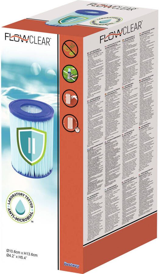 Bestway Filter Cartridge Type Ii Anti Microbe