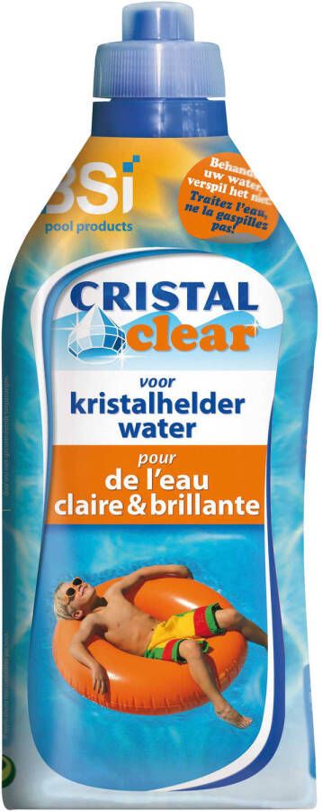 BSi Zwembadreinigingsmiddel Cristal Clear 1 Liter Blauw