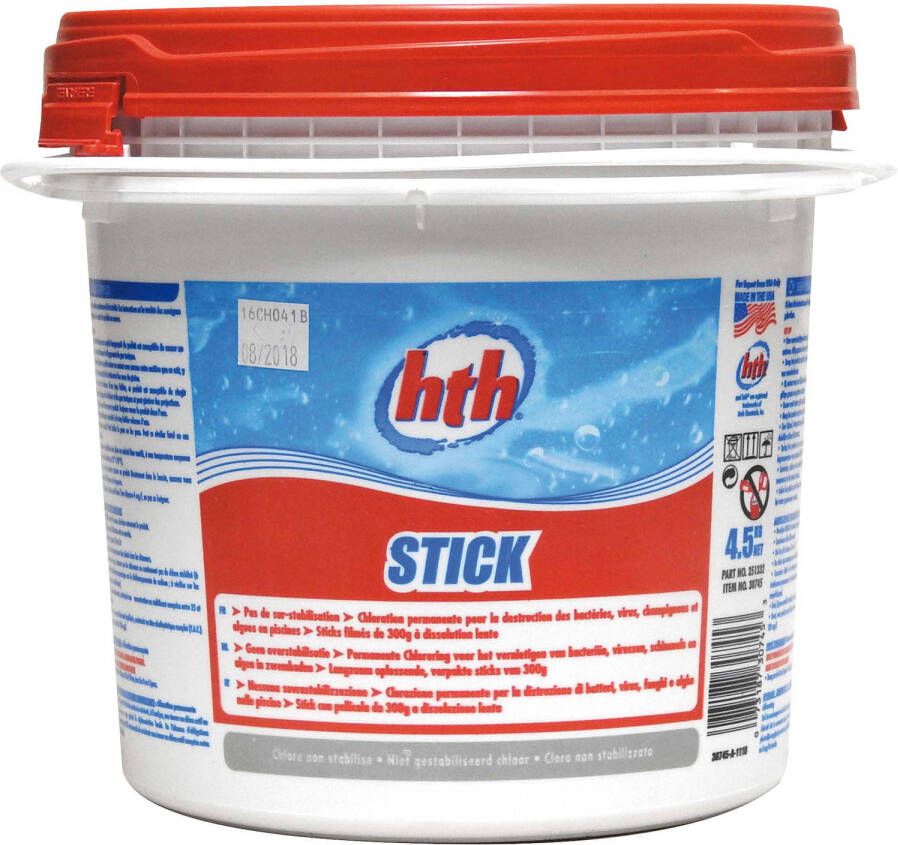 Hermie Hth Chloortabletten Half Snelwerkende 10 Kg Wit/rood