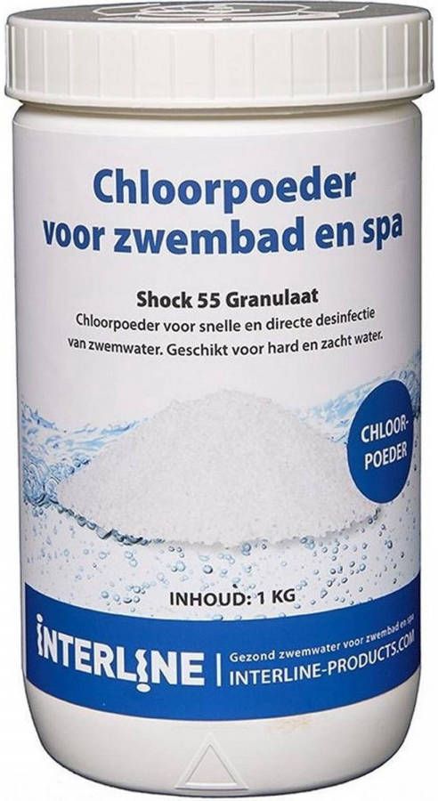 Interline Chloorgranulaat/Chloorpoeder Shock 55 1 Kg Copy