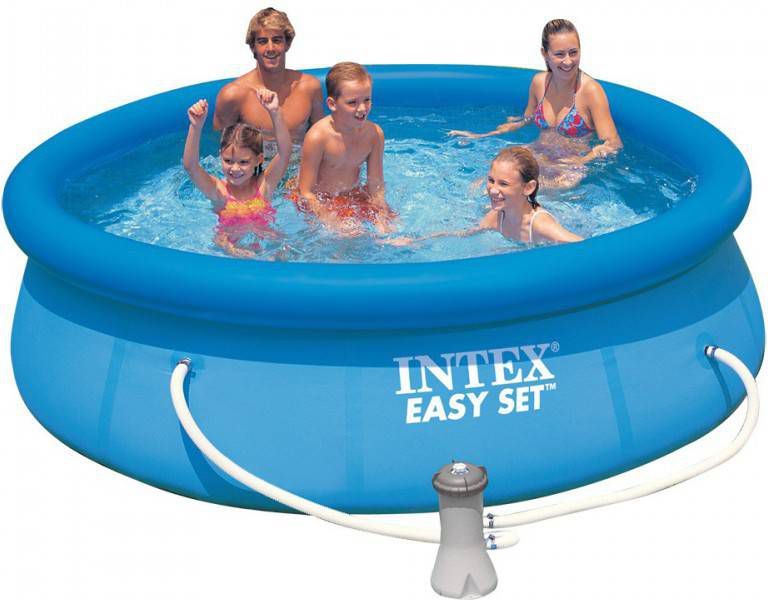 Intex Easy Set Pool Set Zwembad Met Pomp 305x76 Cm
