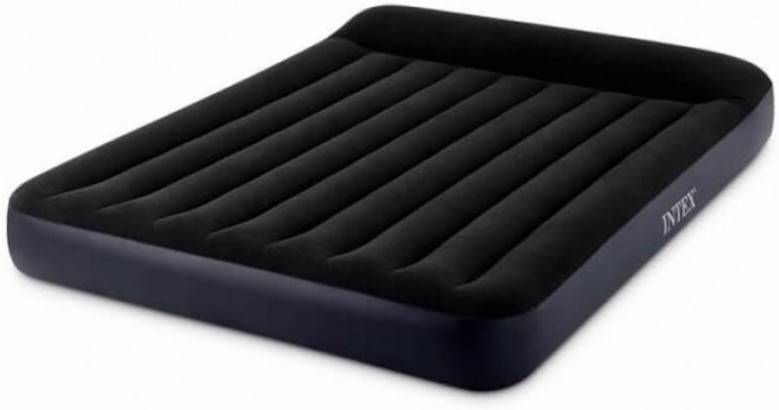 Intex Luchtbed Pillow Rest Tweepersoons 152 Cm Donkerblauw