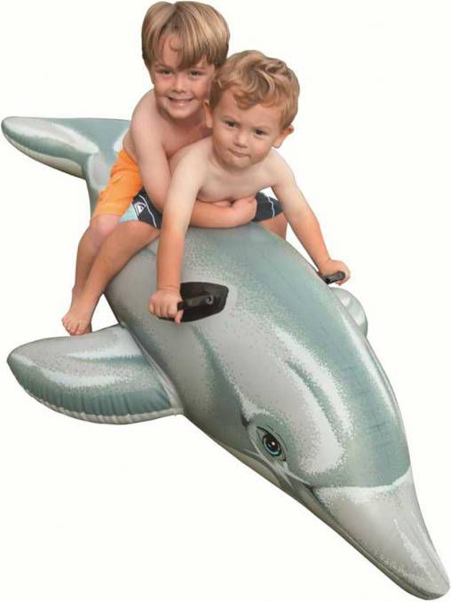 Intex Opblaasbaar Figuur Dolfijn Ride on 175 X 66 Cm