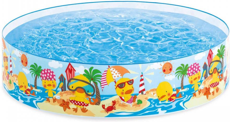 Intex Opzetzwembad Duckling 122 X 25 Cm Blauw