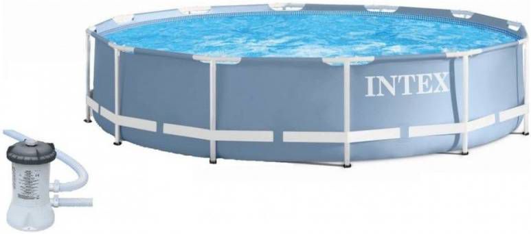 Intex Prism Frame Opzetzwembad Met Filter 305 X 75 Cm