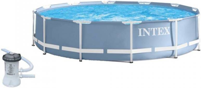 Intex Prism Frame Opzetzwembad Met Filterpomp 366 X 76 Cm