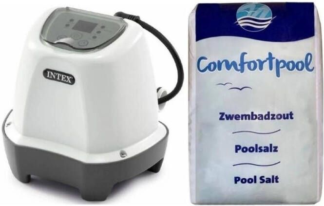 Intex Zoutwatersysteem 26662gs & Zwembadzout 20 Kg