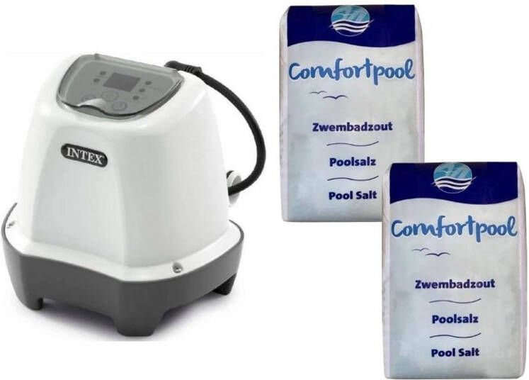 Intex Zoutwatersysteem 26662gs & Zwembadzout 40 Kg
