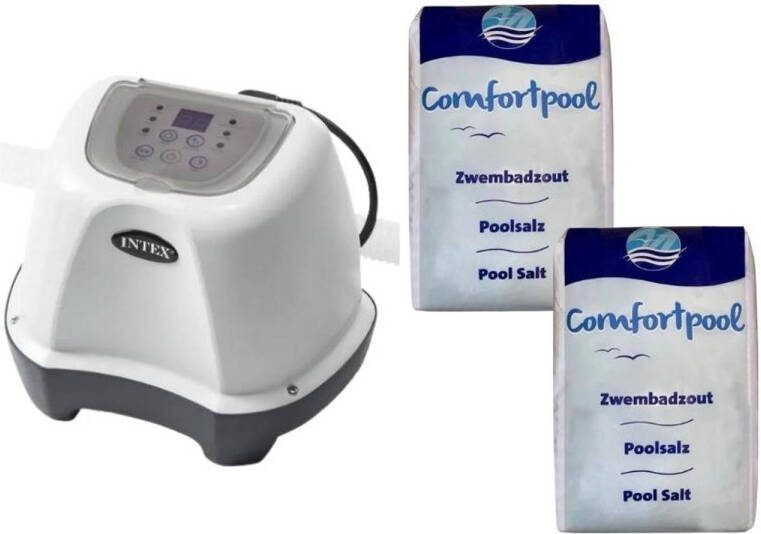 Intex Zoutwatersysteem 26664gs & Zwembadzout 40 Kg