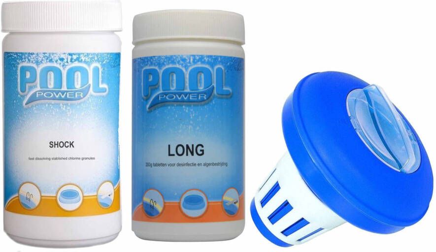 Merkloos Zwembad Chloor Onderhoud Opstart Set Voor Grote Zwembaden Zwembadreinigingsmiddelen