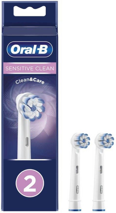 Oral B Opzetborstel Sensitive Clean/EB60 2 Mondverzorging accessoire Wit