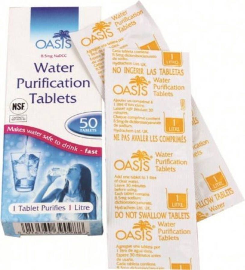 Oasis Water Zuiverings Tabletten 2 Pack