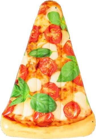 Bestway Luchtbed Pizza Model 44038 Koppelbaar Met Drankjeshouder Summer Flavors 188 X 130 Cm