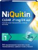 Niquitin 3x Clear Nicotinepleisters 21 mg Stap 1 14 stuks online kopen