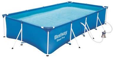 Bestway Steel Pro Zwembadset rechthoekig 400x211x81 cm 56424 online kopen