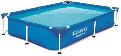 Bestway Zwembad met stalen frame 221x150x43 cm 56401 online kopen