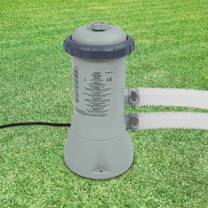 Intex Zwembadpomp 12v Voor 457cm Filterpomp Grijs 12 Volt 3407 L/H