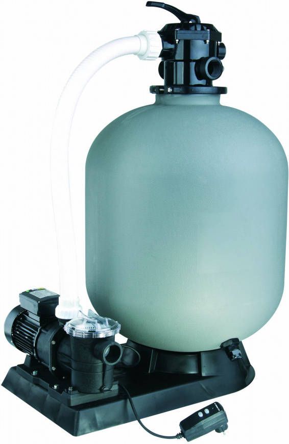 Ubbink 7504644 Poolfilter Set 600 Zandfilter 600 incl. Zwembadpomp TP 120 13, 0 m3/h TOP Valve