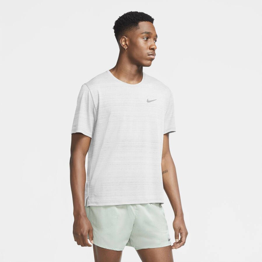 Nike Dri FIT Miler Hardlooptop voor heren White Heren