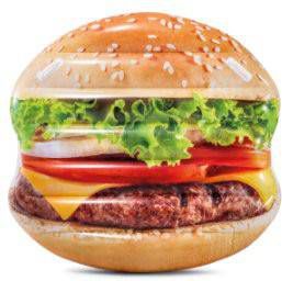Intex Luchtbed Hamburger Island 145 X 142 Cm Multicolor