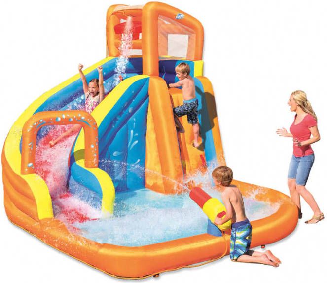 Bestway H2OGO Glijbaan Turbo Splash Water Zone Mega Water Park 53301