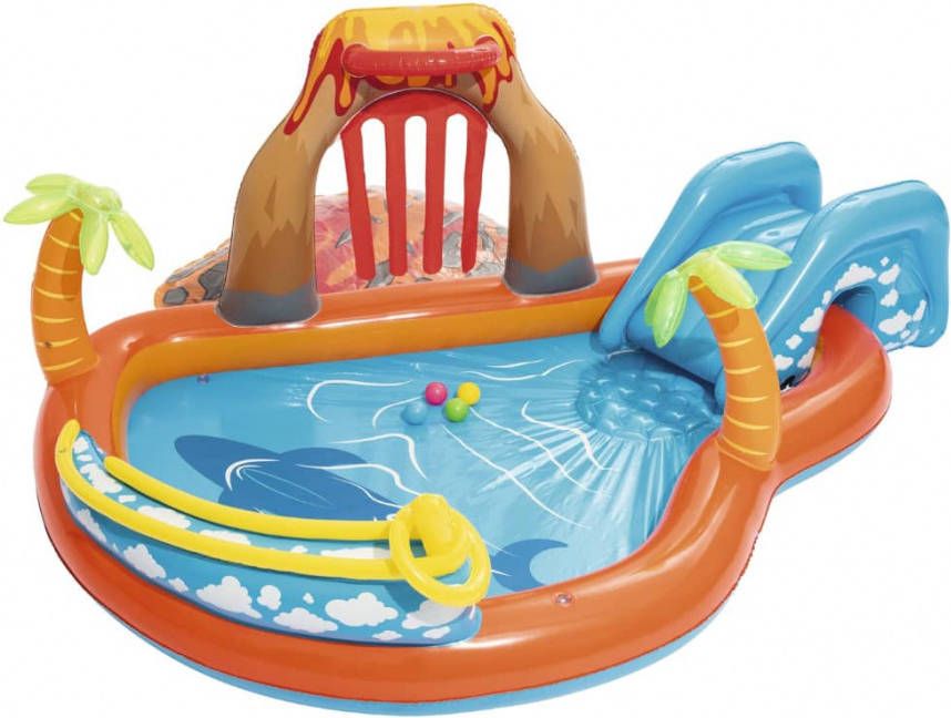 Bestway Kinderzwembad Lava Lagune 265 X 265 X 104 Cm Oranje