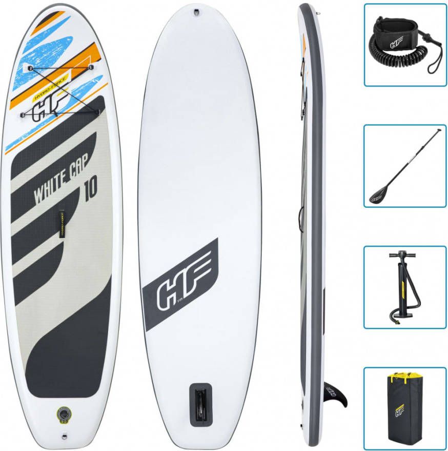 Bestway Sup Board Hydro Force White Cap Set 305 X 84 X 12 Cm Met Accessoires