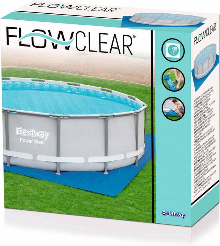 Bestway Zwembadgrondzeil Flowclear 488x488 cm