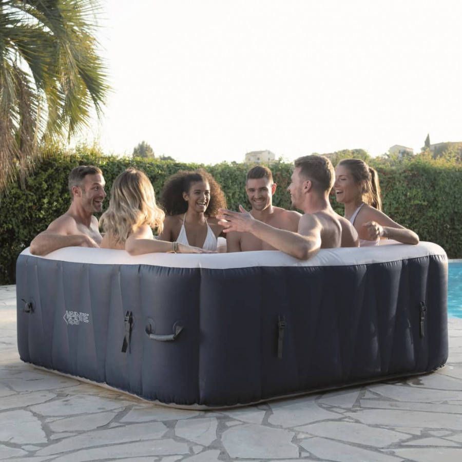 Infinite opblaasbare spa Champion 910 6 persoons vierkant