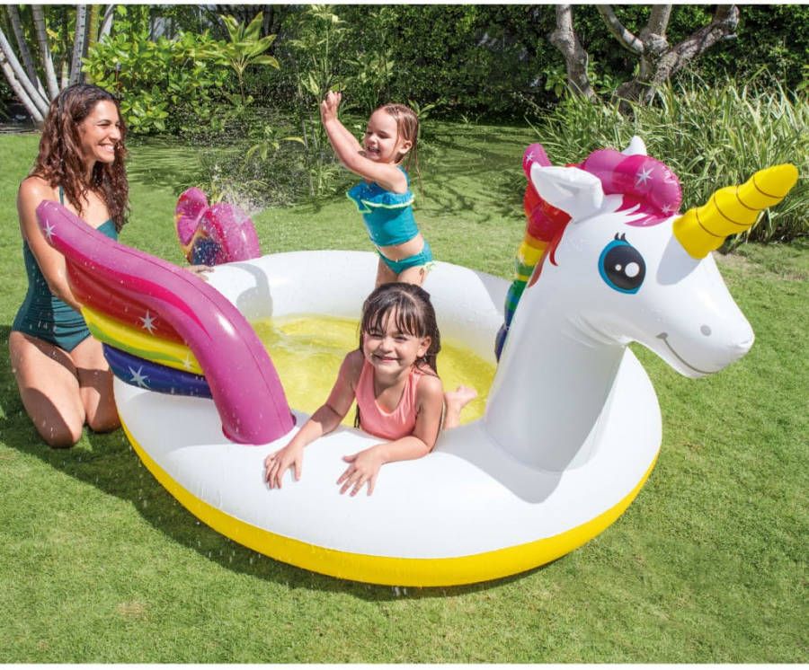 Intex ® Pool/Zwembad Spray Pool Mystic Unicorn