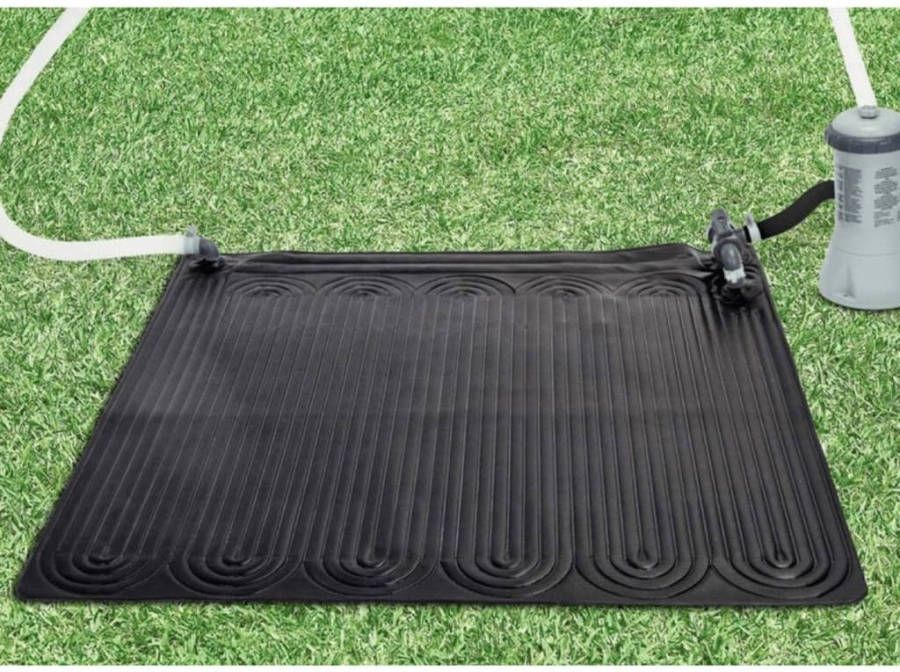 vidaXL Verwarmingsmat op zonne energie 1, 2X1, 2m PVc zwart 28685
