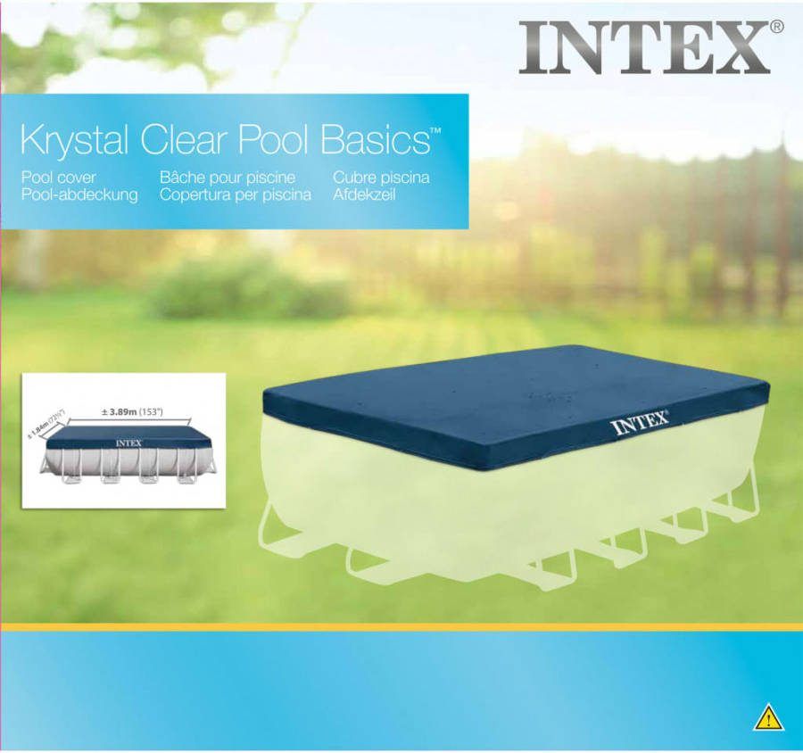 Intex Metal Frame afdekzeil zwembad (400x200 cm)