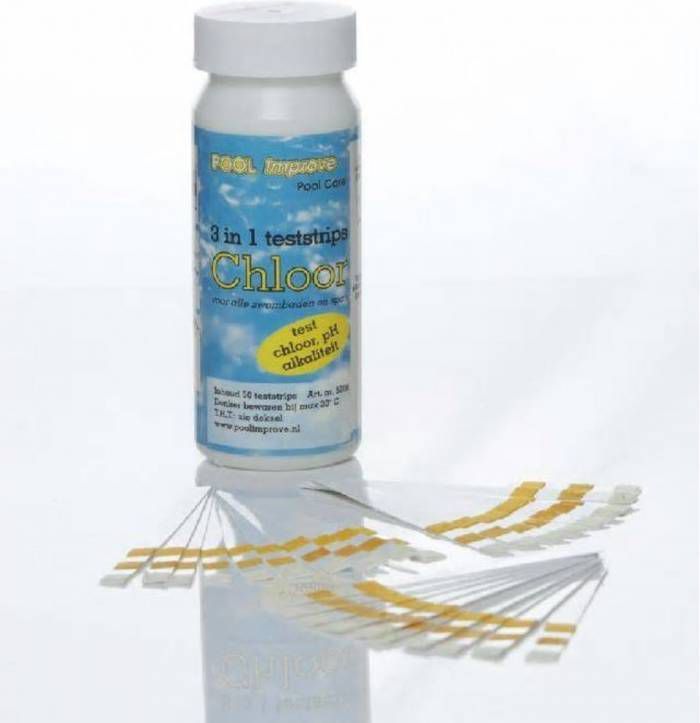 Bestway Pool Improve Teststrips 3 In 1 Zwembad Wit/Blauw