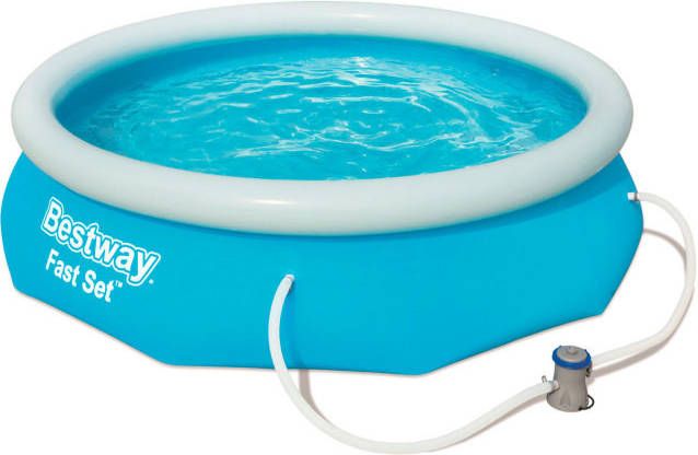 Bestway Zwembad fast set rond 305 Zwembad